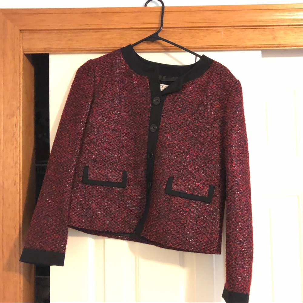 Red blazer